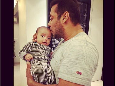 This pic of Salman Khan with nephew Ahil is possibly the sweetest ever! This pic of Salman Khan with nephew Ahil is possibly the sweetest ever!
