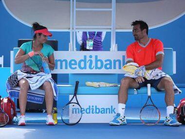 File photo of Sania Mirza and Ivan Dodig. AFP