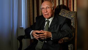 India is shying away from talks, not Pakistan: Sartaj Aziz on Kashmir