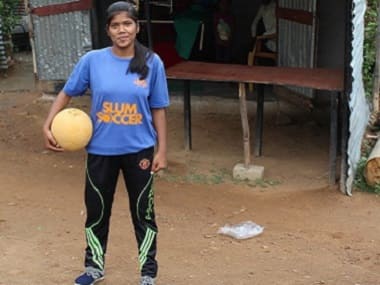 Akansha. Image courtesy: Slum Soccer
