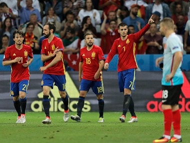 File image of Spain national team. AP