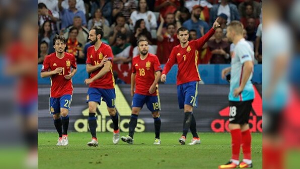 International friendlies: Alvaro Morata rescues draw for Spain after Radamel Falcao's record-breaking goal for Colombia