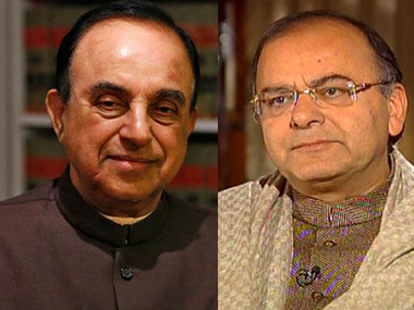 Subramanian Swamy's Twitter tirade against Arun Jaitley riles BJP Subramanian Swamy's Twitter tirade against Arun Jaitley riles BJP