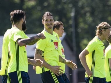 Zlatam Ibrahimovic will once again hold the key for Sweden at the European Championship. AFP