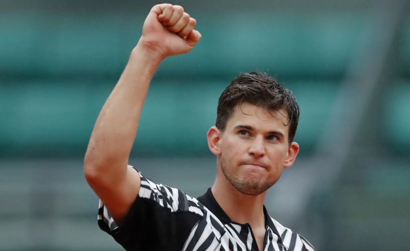 Dominic Thiem made an impressive showing, reaching the semi-finals at Roland Garros. Reuters