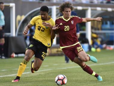 Copa America: Venezuela edge 10-man Jamaica out in physically intense encounter