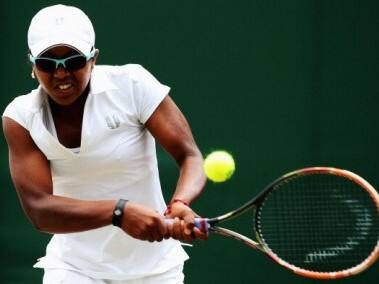 Vicky Duval returned to Wimbledon for the first time since getting a clean bill of health following her battle with cancer. Image courtesy - Twitter