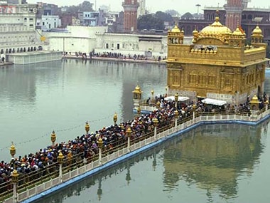File image of the Golden Temple. Ibnlive