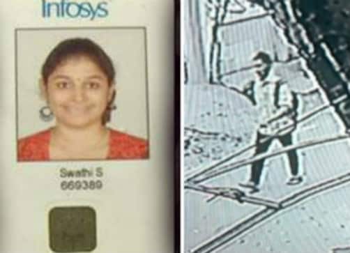 Cops release CCTV footage of suspect who stabbed Infosys employee in Chennai Cops release CCTV footage of suspect who stabbed Infosys employee in Chennai
