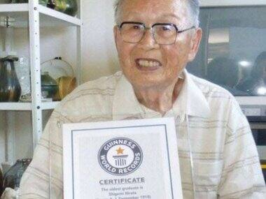 Never too old for school: At 96, man from Japan becomes oldest university graduate