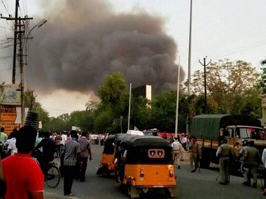 File image of the clashes in Mathura. PTI
