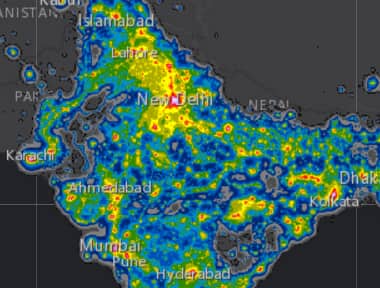 Artifical sky brightness. scientificamerican.com