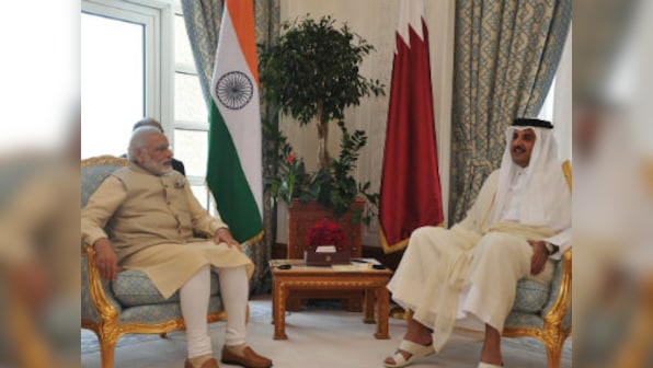 Narendra Modi meets Qatar's Emir to boost bilateral ties