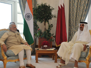 Narendra Modi meets Qatar's Emir to boost bilateral ties Narendra Modi meets Qatar's Emir to boost bilateral ties