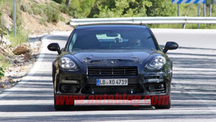 Spied: Porsche baby Panamera 'Pajun'