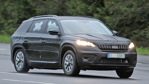 2016 Skoda Kodiaq SUV spied testing 2016 Skoda Kodiaq SUV spied testing