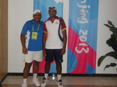 Ashutosh Singh (R) and Sunil Yajaman.
