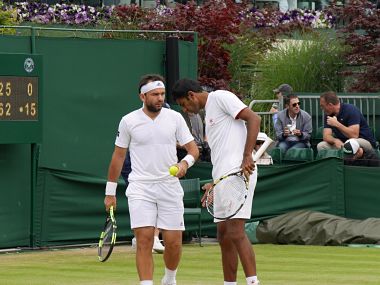 Wimbledon 2016: Rohan Bopanna, Florin Mergea exit as Sania Mirza, Martin Hingis advance Wimbledon 2016: Rohan Bopanna, Florin Mergea exit as Sania Mirza, Martin Hingis advance