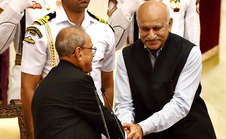 MJ Akbar, veteran journalist, began his political career after being elected on a Congress ticket in 1989. In 2014, he joined the BJP. PTI MJ Akbar, veteran journalist, began his political career after being elected on a Congress ticket in 1989. In 2014, he joined the BJP. PTI