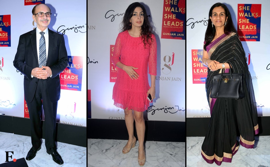 (l-r) Adi Godrej, Nawaz Modi Singhania and Chanda Kochhar. The ICICI Bank MD and CEO is profiled along with Indira Nooyi, Arnavaz 'Anu' Aga, Naina Lal Kidwai, Kiran Mazumdar Shaw, Zia Mody and Swati Piramal in the book's (l-r) Adi Godrej, Nawaz Modi Singhania and Chanda Kochhar. The ICICI Bank MD and CEO is profiled along with Indira Nooyi, Arnavaz 'Anu' Aga, Naina Lal Kidwai, Kiran Mazumdar Shaw, Zia Mody and Swati Piramal in the book's