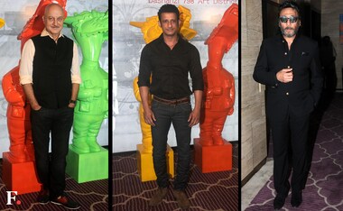 Bollywood stars at Krishika Lulla's Sunday night bash in Mumbai