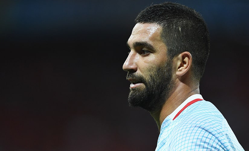 Turkey’s Arda Turan made a tame exit from the Euros. AFP