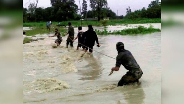 Assam floods claim two lives, Kaziranga National Park inundated