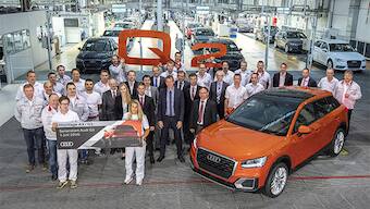 Audi begins production of India-bound Q2 SUV at Ingolstadt plant, Germany