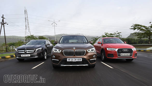 Comparo: 2016 BMW X1 vs Audi Q3 vs Mercedes-Benz GLA Comparo: 2016 BMW X1 vs Audi Q3 vs Mercedes-Benz GLA