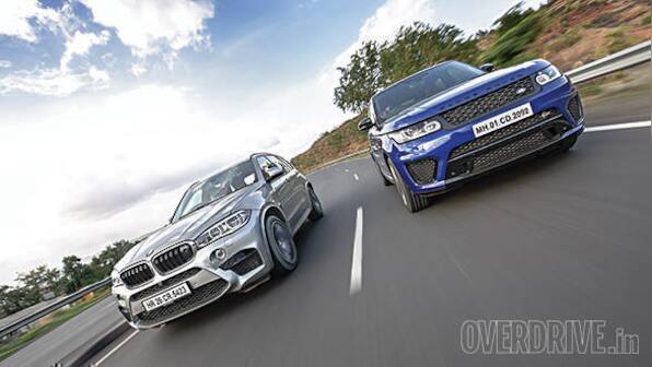 Comparo: BMW X5 M vs Range Rover Sport SVR