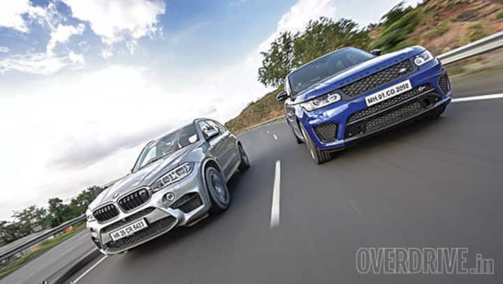 Comparo: BMW X5 M vs Range Rover Sport SVR