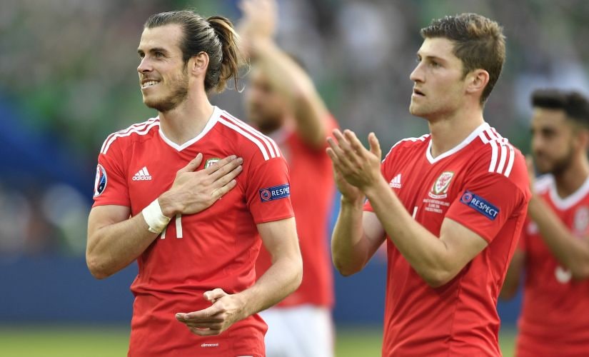 Gareth Bale (L) will be the main man for Wales against Belgium.