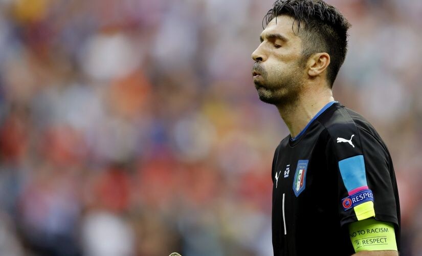 Veteran Gigi Buffon will be instrumental in keeping Germany out. AP