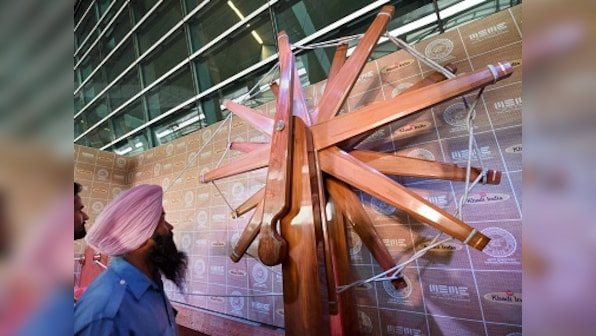 Gandhi Jayanti: KVIC hands over 'wooden charkha' to India's High Commission in Uganda
