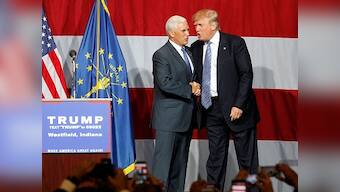 Donald Trump introduces running mate Mike Pence, but leaves no doubt who's the boss