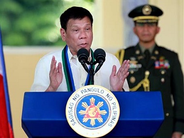 Philippines president Rodrigo Duterte dares CIA to 'oust' him, says it's part of his destiny Philippines president Rodrigo Duterte dares CIA to 'oust' him, says it's part of his destiny