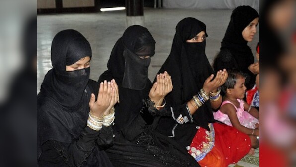 Muslim women offer prayers for the first time in Lucknow's Aishbagh Eidgah