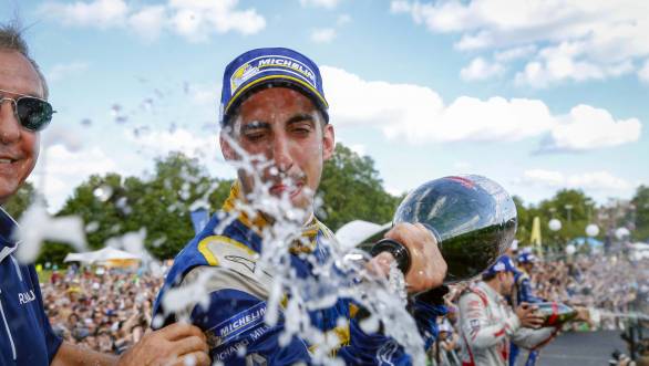 Formula E: Sebastien Buemi crowned champion at Battersea Park Formula E: Sebastien Buemi crowned champion at Battersea Park