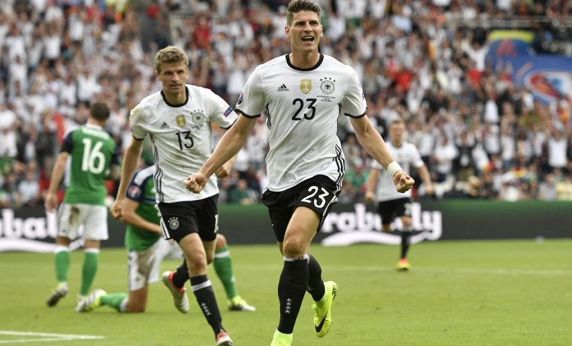 Mario Gomez has worked his way back into the German squad. AP