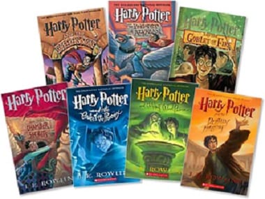 Image result for harry potter rowling books