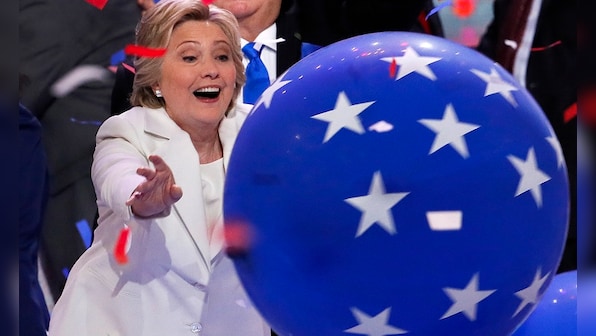 Hillary Rodham Clinton's rousing speech makes Donald Trump look like a novice