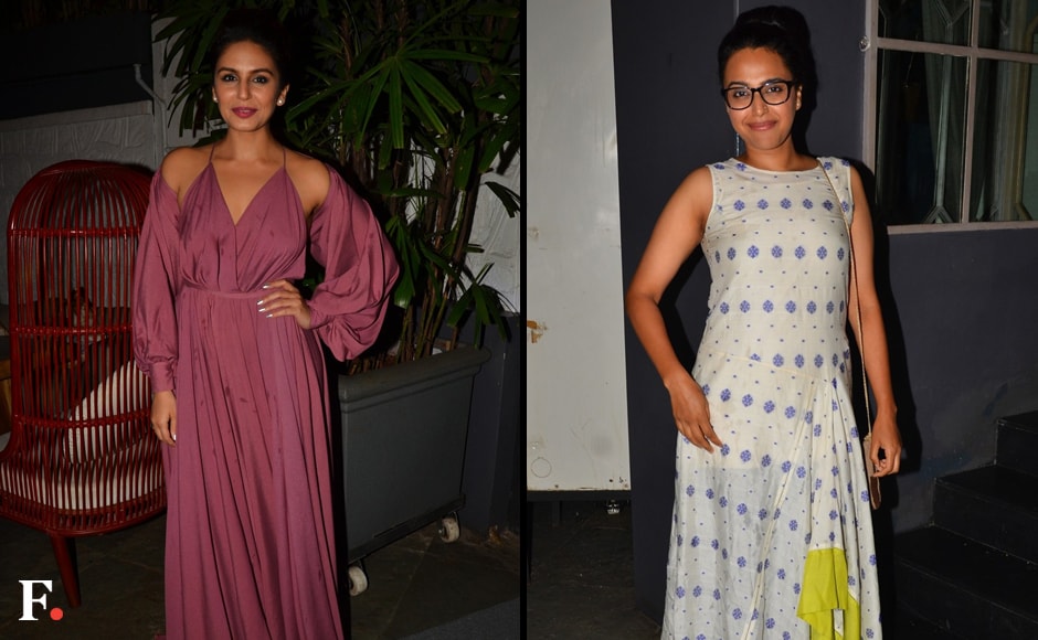 Huma Qureshi and Swara Bhaskar. Sachin Gokhale/Firstpost Huma Qureshi and Swara Bhaskar. Sachin Gokhale/Firstpost