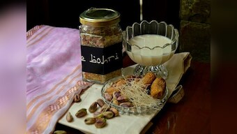 On a Bohri 'thaal' for Eid: 'Sheer khurma', 'dal chawal palida' and festive wishes