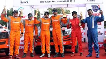 2016 Indian National Rally Championship: Amittrajit Ghosh and Ashwin Naik victorious at Rally of Coimbatore
