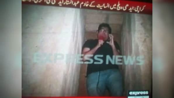 Reporting from the other side: Pakistani scribe carries out an exclusive from inside a grave