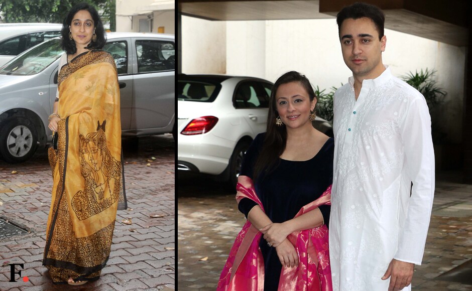 Imran Khan with wife Avantika Malik and mother. Sachin Gokhale/Firstpost Imran Khan with wife Avantika Malik and mother. Sachin Gokhale/Firstpost