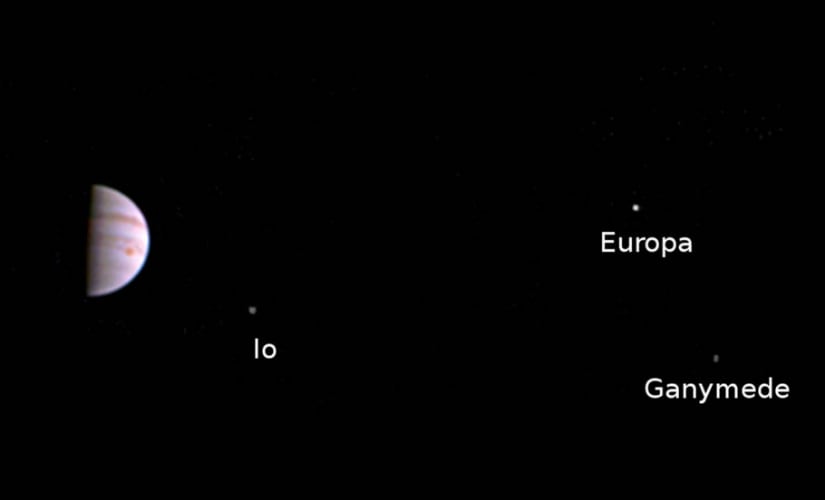 Nasas Juno mission: Here is the first look of Jupiter and its moons