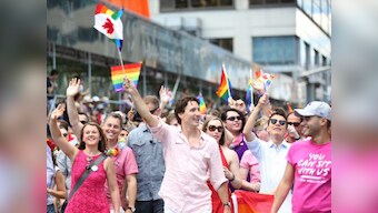 Justin Trudeau becomes first Canadian PM to march in Toronto Gay Pride parade