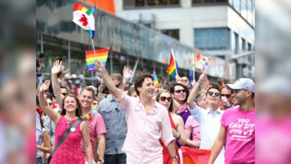 Justin Trudeau becomes first Canadian PM to march in Toronto Gay Pride parade