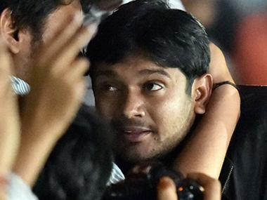 Kanhaiya Kumar faces demonstrations by BJP workers in Kolkata Kanhaiya Kumar faces demonstrations by BJP workers in Kolkata